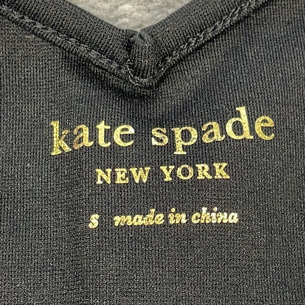 NWT Kate Spade Flora Leopard Lace Ponte Dress Black Office Funeral Sz S